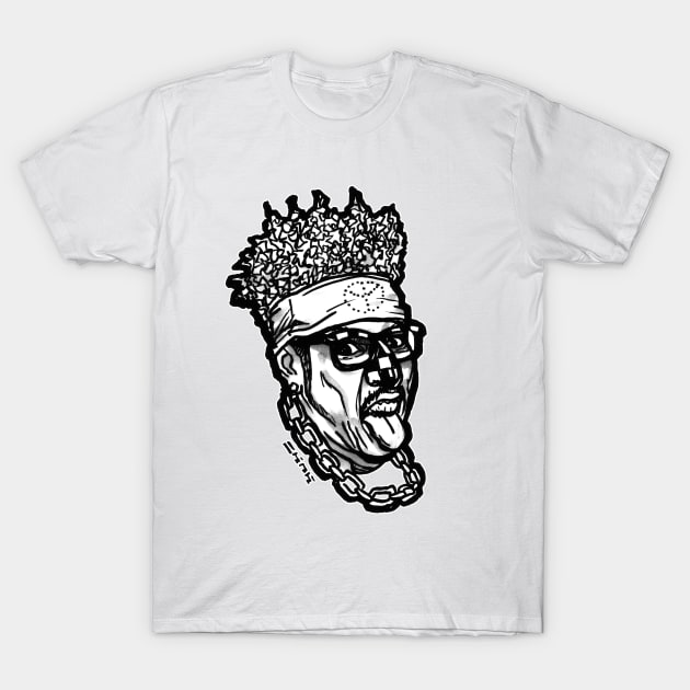 Shock G Digital Underground T-Shirt by sketchnkustom